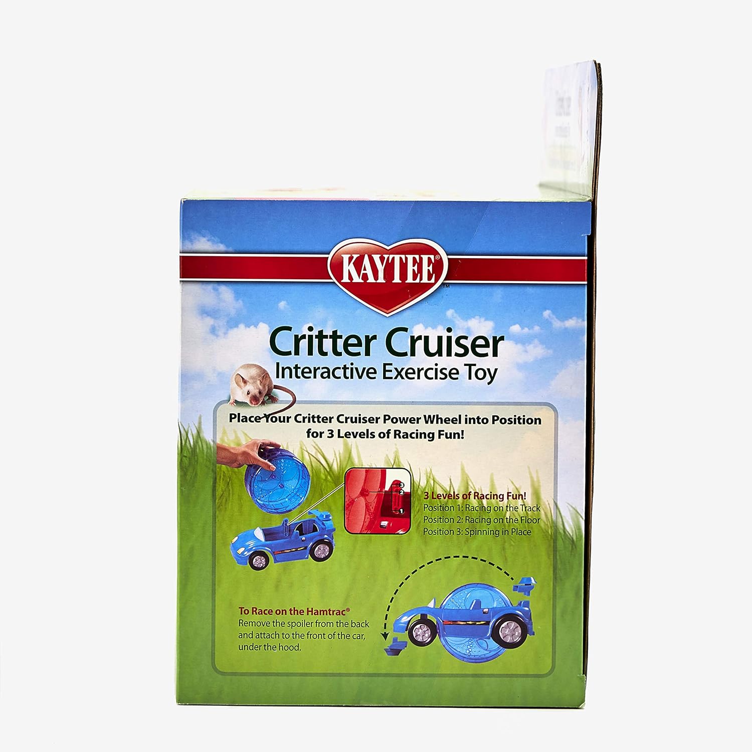 Kaytee Critter Cruiser Pet Powered Exercise Car for Hamsters and Gerbils : Pet Toys : Pet Supplies