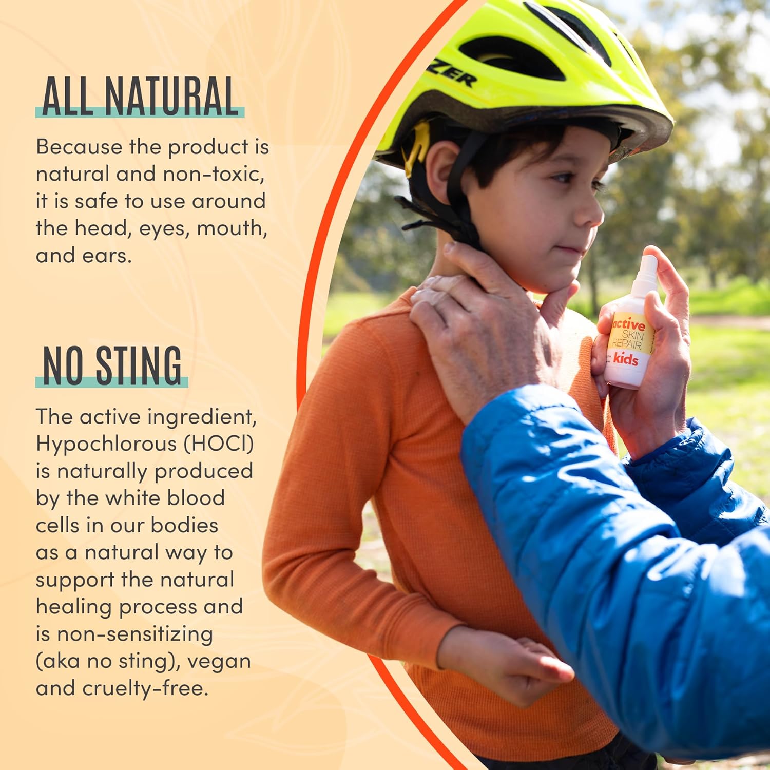 Active Skin Repair Kids First Aid Spray - Non-Toxic & Natural Antiseptic For Minor Cuts, Wounds, Scrapes, Rashes, Sunburns, And Other Irritations (3Oz Spray) : Health & Household