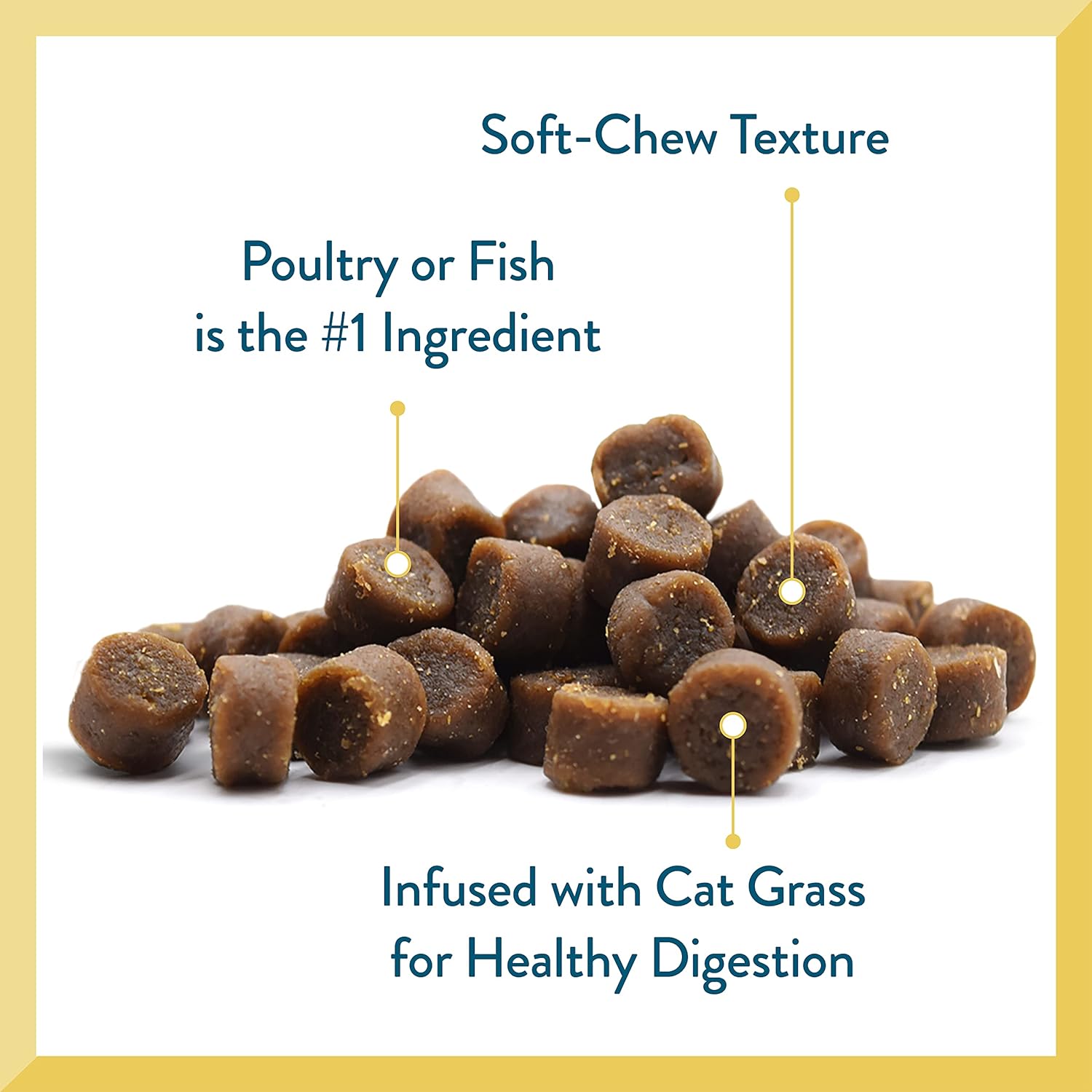 Pet Greens Bellrock Growers Semi-Moist Turkey and Duck Cat Treat (12004) brown 3 Ounce (Pack of 1) : Edible Pet Treats : Pet Supplies