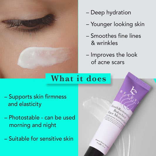 Anti Aging Face Moisturizer For Women - Made With Natural & Organic Ingredients Bakuchiol, Retinol Alternative, Hydrating Face Moisturizer Wrinkle Cream For Face, Anti Wrinkle Face Cream For Women