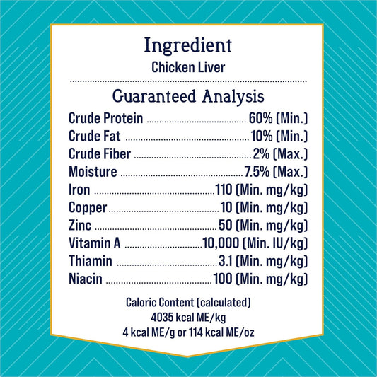 Stewart Freeze Dried Dog Treats, Chicken Liver, 16 Oz, Grain Free & Gluten Free, Resealable Pouch, Single Ingredient, Training Treat In Beef Liver, Salmon, Chicken Liver & Chicken Breast 4, 14, 21Oz