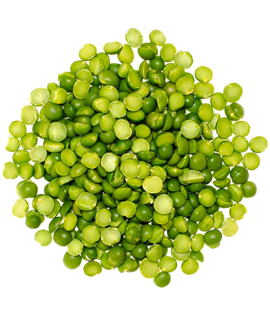 Green Split Peas | 5 LBS | 100% Desiccant Free | Family Farmed in Washington State | Non-GMO | Good Source of Protein | 100% Non-Irradiated | Kosher | Field Traced | Burlap Bag