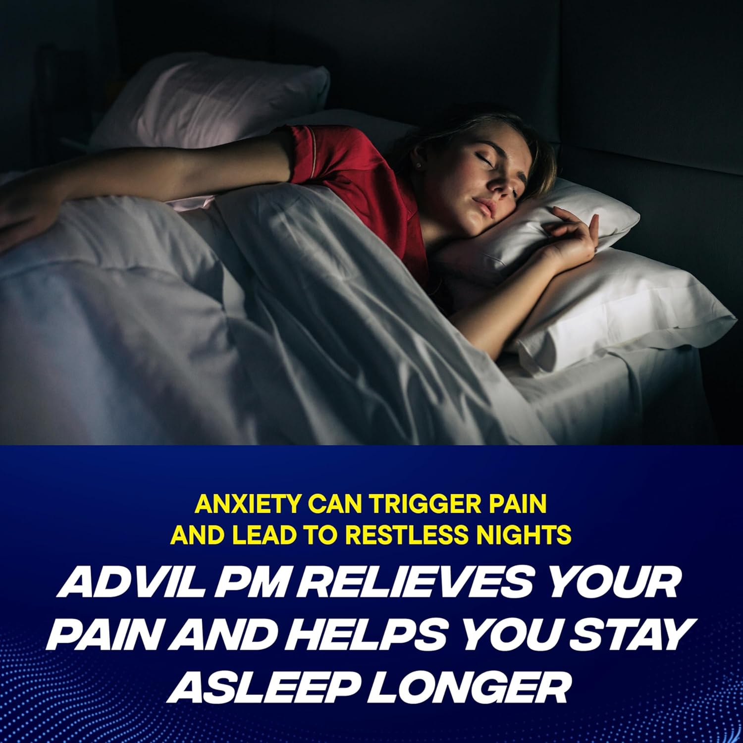 Advil Pm Pain Reliever And Nighttime Sleep Aid, Pain Medicine With Ibuprofen For Pain Relief And Diphenhydramine Citrate For A Sleep Aid - 50X2 Coated Caplets : Health & Household