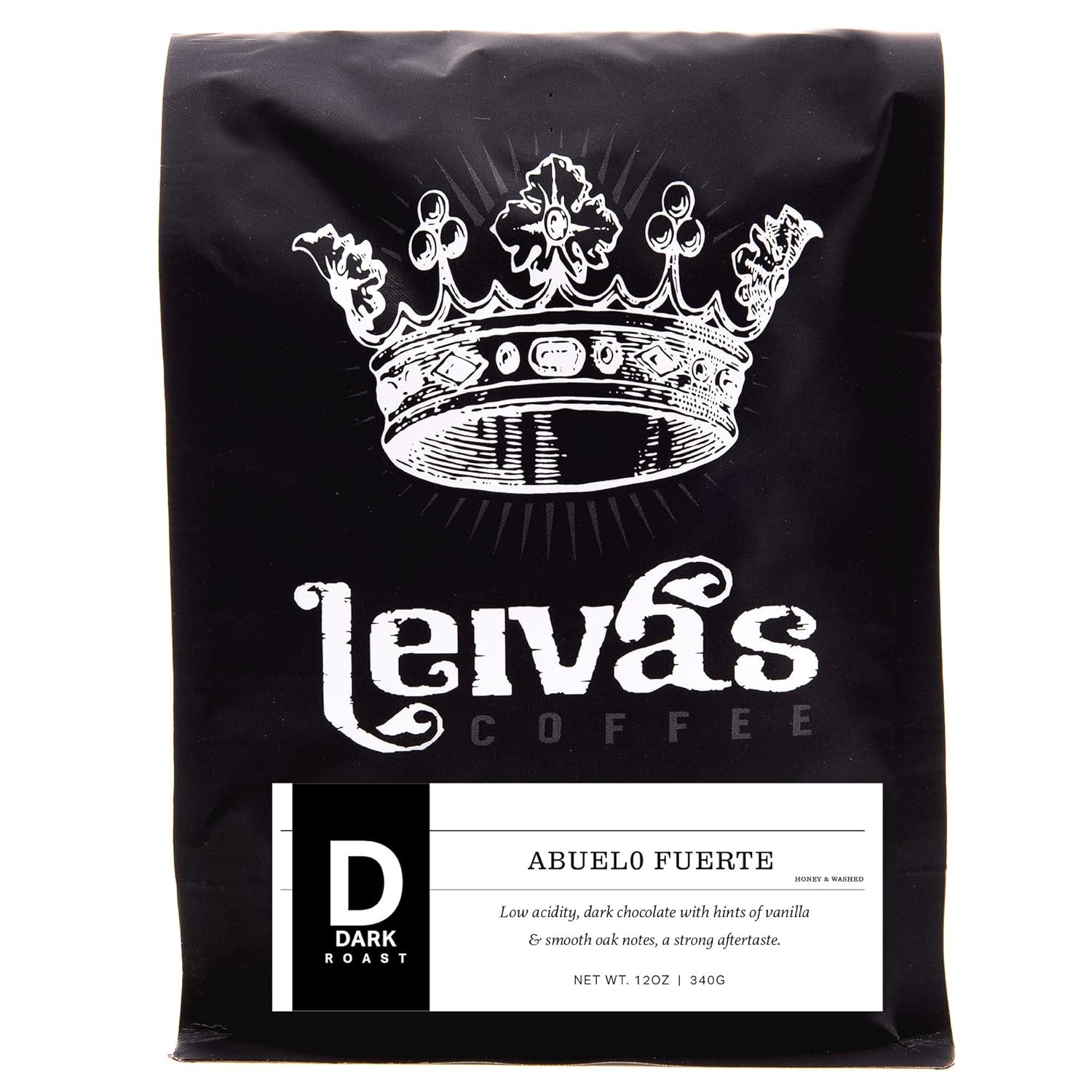 Leiva'S Coffee - Dark Roast | Fair Trade | Organically Grown | Low Acidity | Single Origin | Hand Roasted | Farmer Direct (Whole Bean)