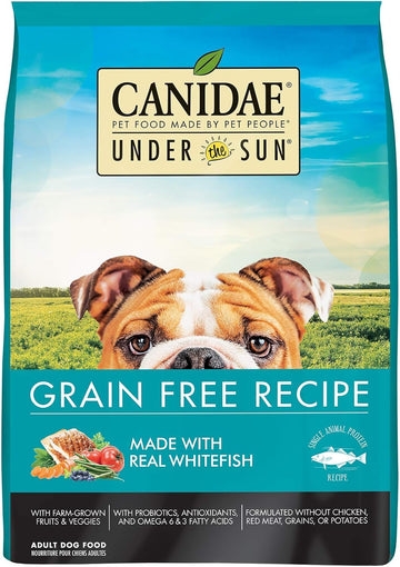 Canidae, Under The Sun, Grain Free Recipe Made With Real Whitefish Dog Dry 23.5 Lbs