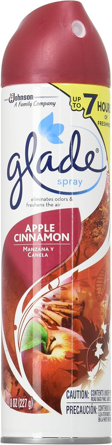Glade Room Spray Odor Eliminator and Air Freshener 8 oz (227 g) Apple Cinnamon