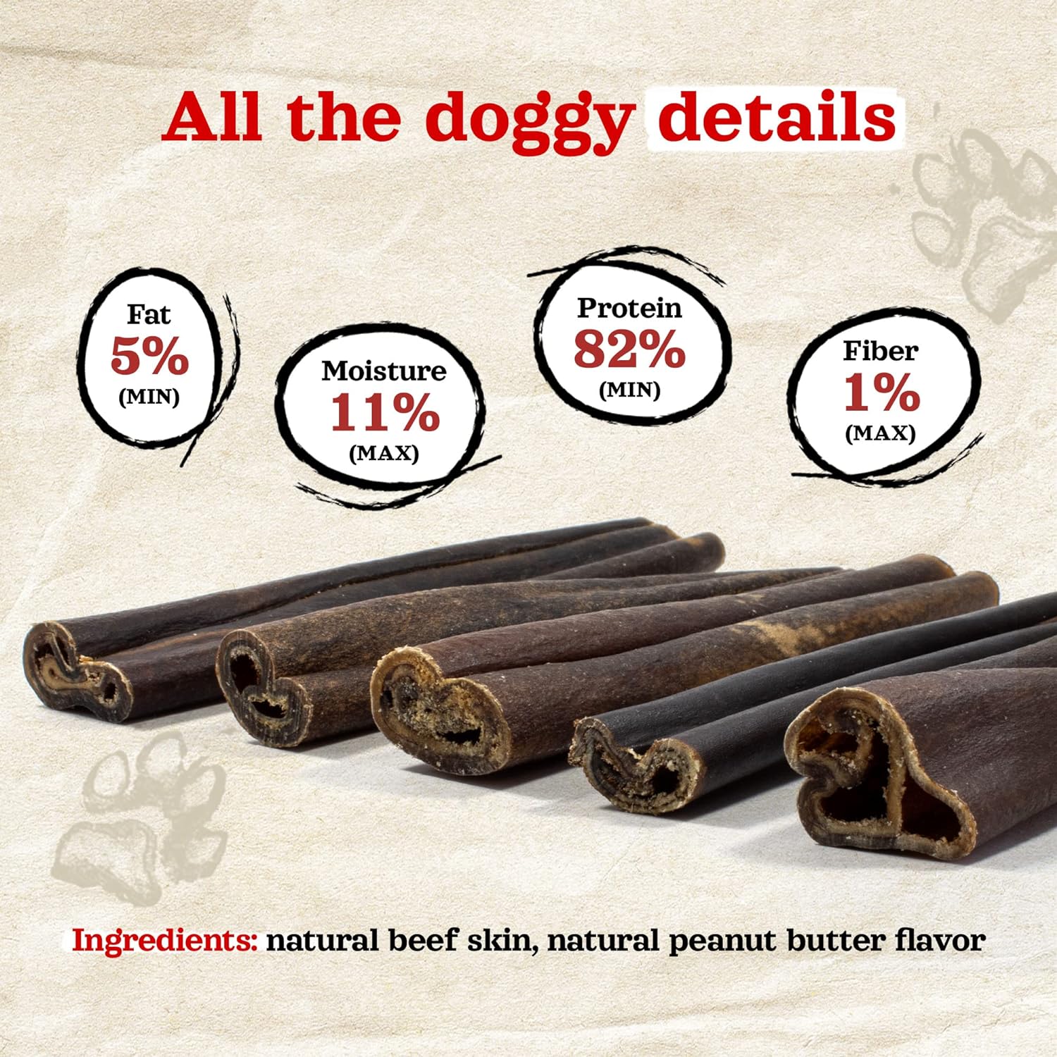 Natural Farm Peanut Butter Flavor Collagen Sticks for Dogs (6 Inch, 15 Pack), Long-Lasting Beef Collagen Sticks, Rawhide Alternative Chews with Chondroitin & Glucosamine, Low-Fat Dental Treats : Pet Supplies