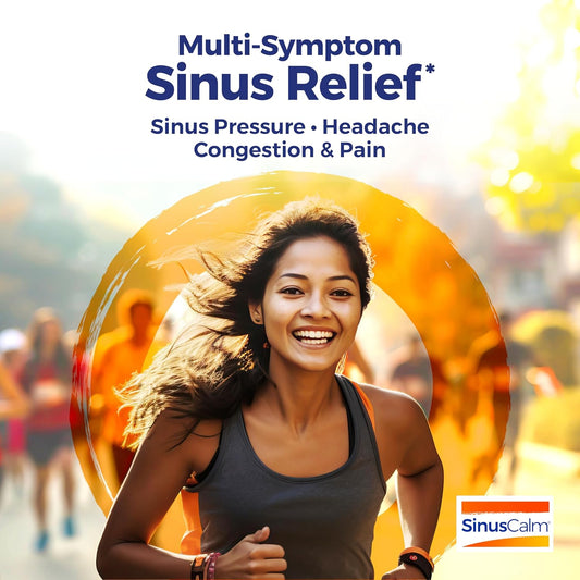 Boiron Sinuscalm Tablets For Sinus Pain Relief, Runny Nose, Congestion, Sinus Pressure, Headache - 120 Count
