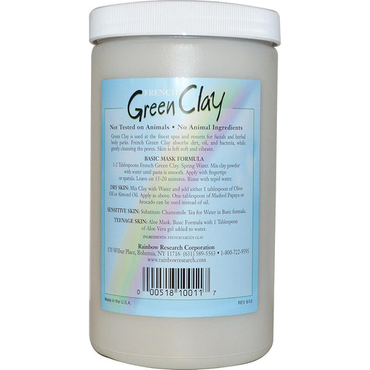 Rainbow Research French Green Clay, 32 Oz Powder : Beauty & Personal Care