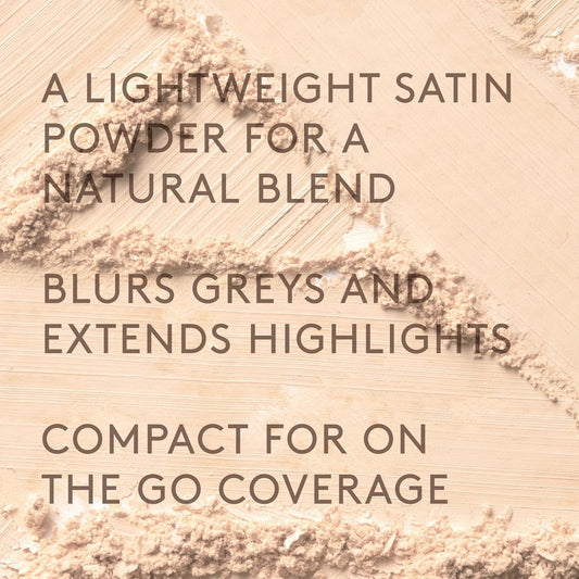 Josh Wood Colour (Blonde) Root Smudge With Two-Ended Brush And Mirrored Compact -Weightless Satin Powder With Non-Greasy Formula,Non-Dye Alternative For Temporary Grey Hair Coverage, Apply To Dry Hair