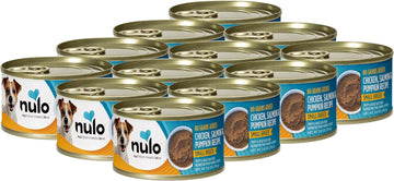 Nulo Grain-Free Small Breed Wet Canned Puppy & Dog Food, Chicken, Salmon, And Pumpkin, 2.8 Ounce, 12 Cans