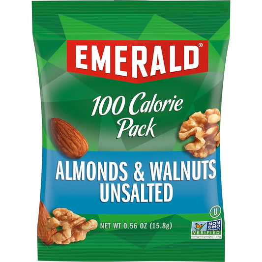 Emerald Natural Walnuts & Almonds 100 Calorie Packs, 7 Count Box