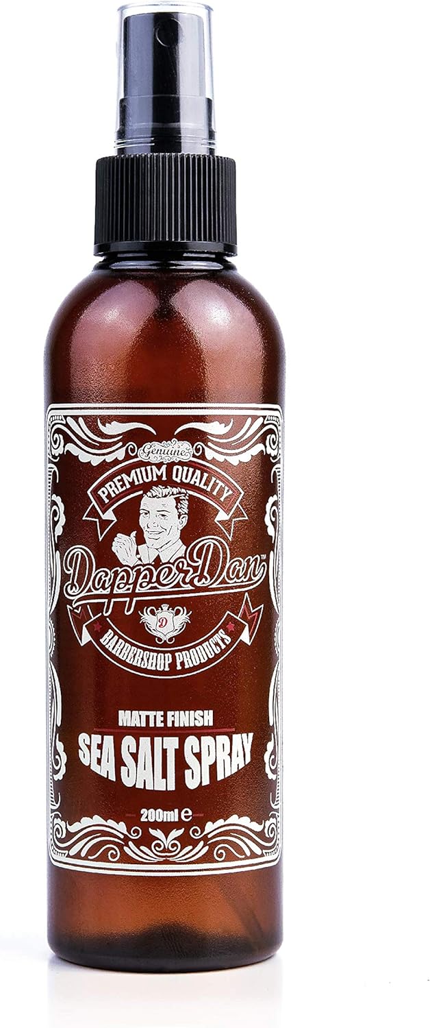 Dapper Dan Style Essentials Gift Pack, with Medium Hold Medium Shine Deluxe Pomade 100ml, Texturising Sea Salt Spray 200ml and Hand Made Styling Comb : Amazon.co.uk: Beauty