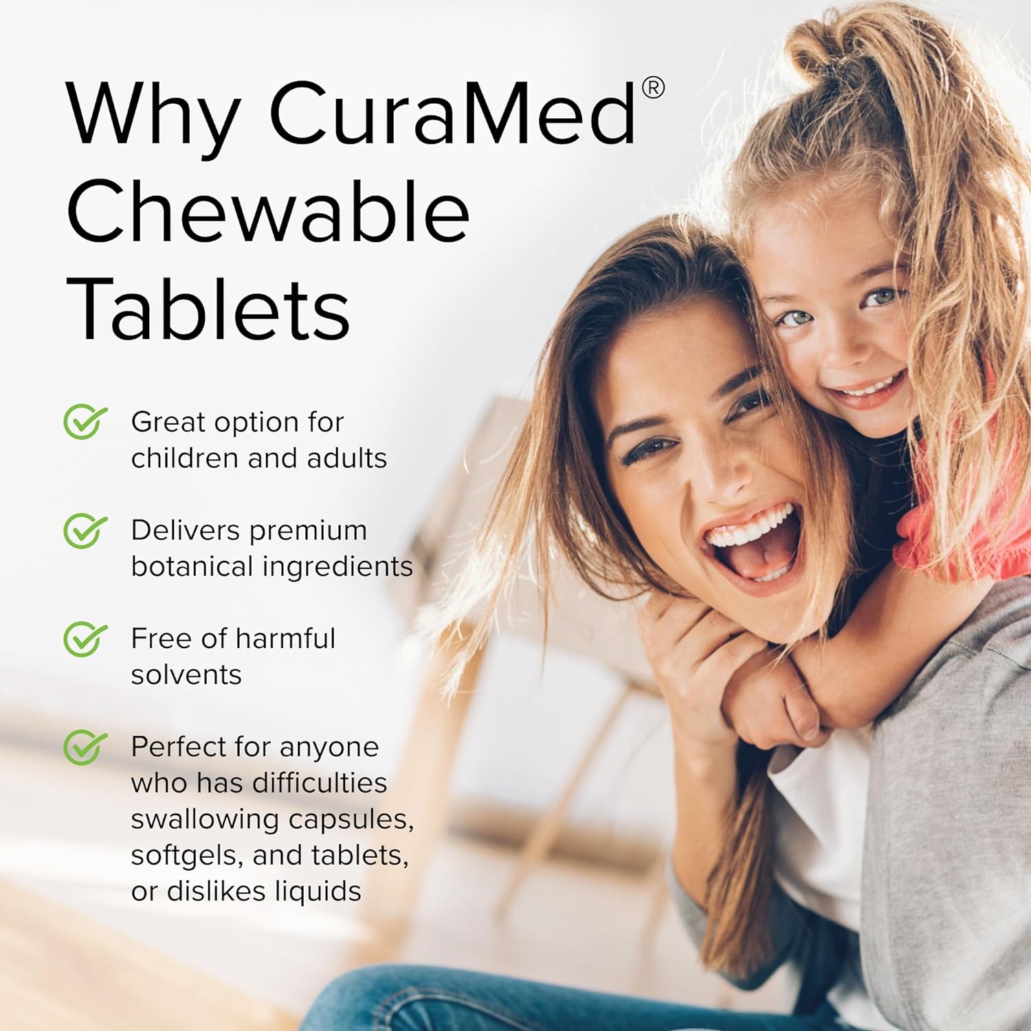 Terry Naturally CuraMed 100mg Curcumin Complex - 60 Chewable Tablets - with Turmeric Essential Oil - Supports Liver, Brain & Immune Health - Non-GMO, Vegan - 60 Servings : Health & Household