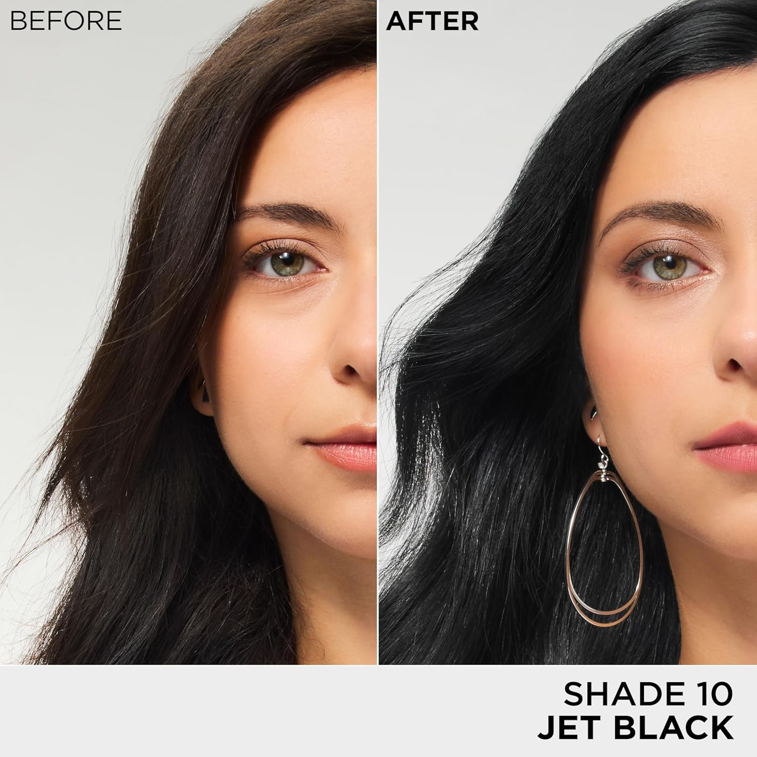 L'Oreal Paris Feria Multi-Faceted Shimmering Permanent Hair Color Hair Dye, V38 Violet Noir (Intense Deep Violet) : Beauty & Personal Care