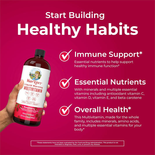Multivitamin For Women Men & Kids | Vegan, Sugar Free | Womens Multivitamin & Multimineral | Vitamins For Women | Beauty & Energy Women'S Multivitamin | Daily Multivitamins | Non-Gmo | 32 Fl Oz
