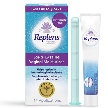 Replens Long-Lasting Vaginal Moisturizer, 14Ct With Reusable Applicator