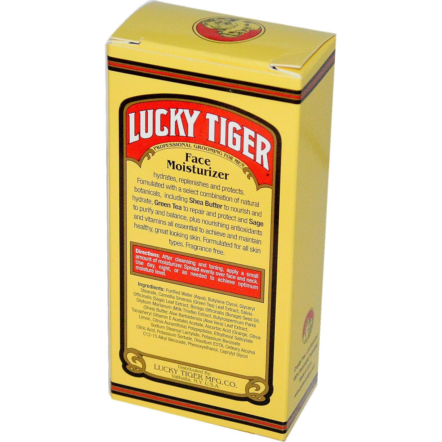 Lucky Tiger Lucky Tiger Face Moisturizer 3.5 Oz : Beauty & Personal Care