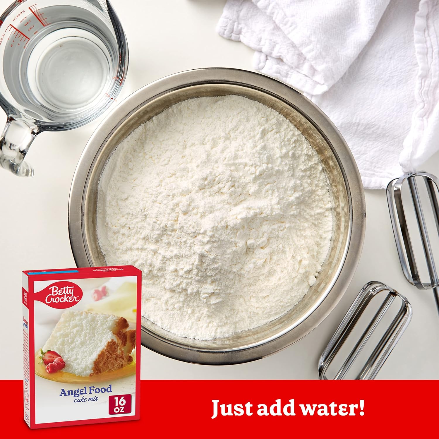 Betty Crocker Ready To Bake Angel Food Cake Mix, 16 Oz