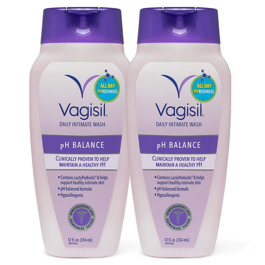 Vagisil pH Balanced Wash, 12 ounce (Pack of 2) : Health & Household
