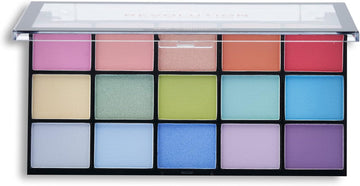 Revolution Beauty London, Reloaded, Eyeshadow Palette, Spirited Love, 15 Shades, 16.5G