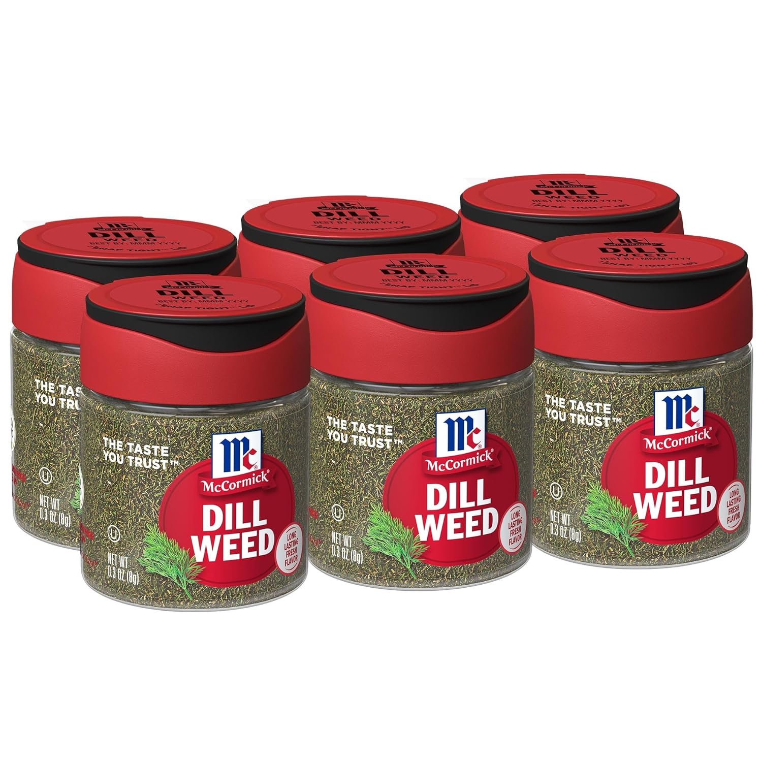 Mccormick Dill Weed, 0.3 Oz (Pack Of 6)