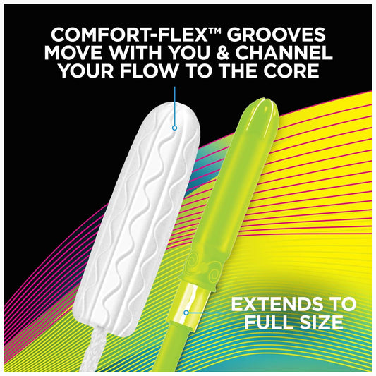 U by Kotex Fitness Tampons with FITPAK, Regular Absorbency, Fragrance-Free Tampons, 31 Count