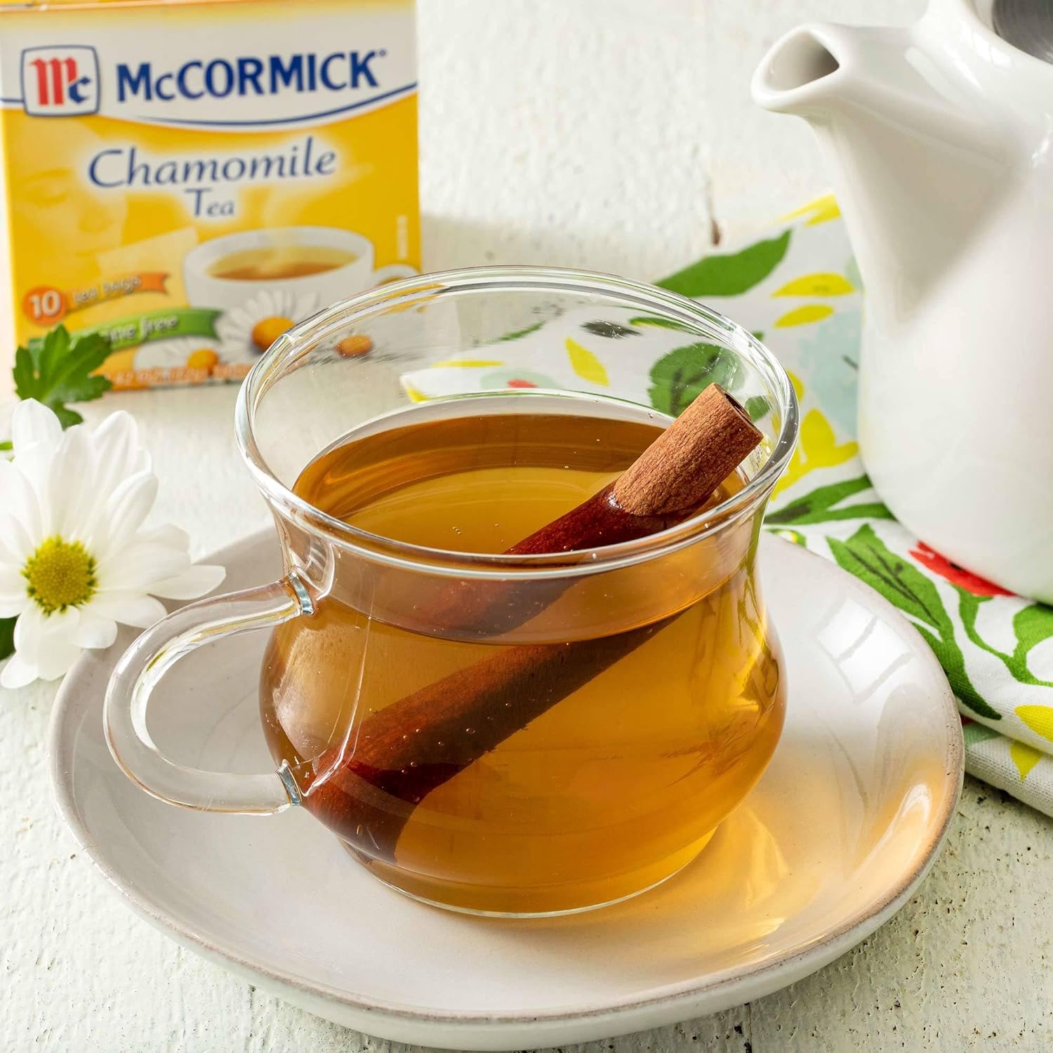 McCormick 10 Count Caffeine Free Chamomile Tea Bags, 0.42 oz (Pack of 12) : Everything Else