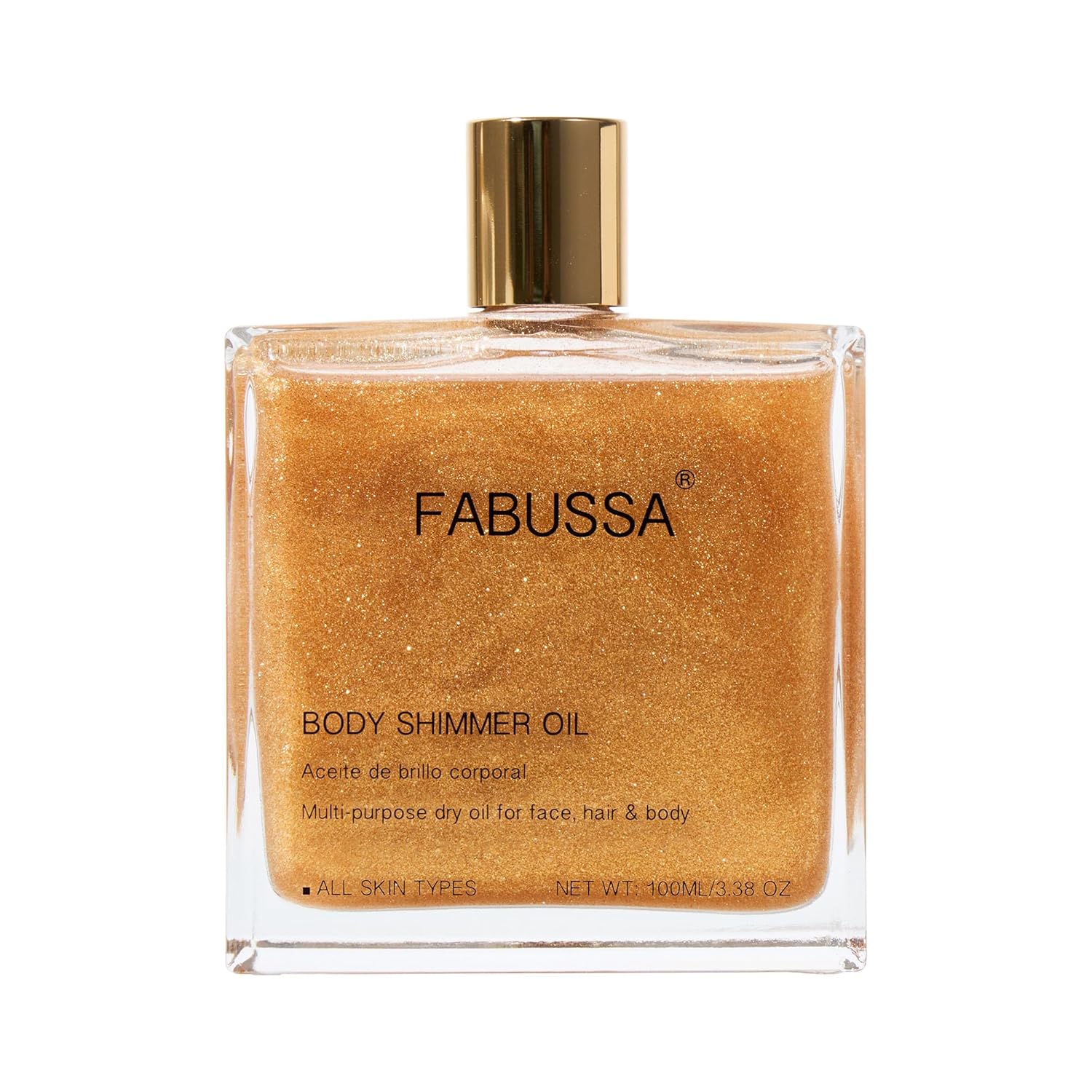 Body Shimmer Oil | Hydrating & Illuminating Highlighter For Face, Body & Hair 3.38 Fl Oz