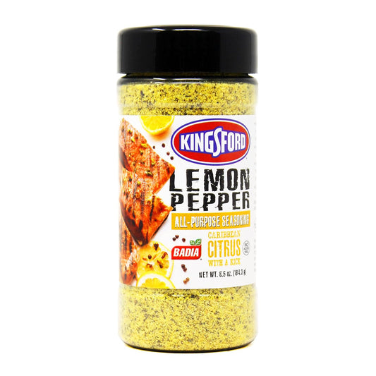 Kingsford Badia Lemon Pepper All-Purpose Seasoning, 6.5 oz (Pack of 6)