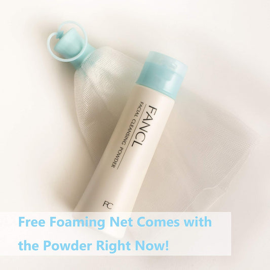 Fancl Facial Cleansing Powder - Japanese Facial Cleanser, Face Wash, Luxurious Foaming Lather, Hydrating, Preservative Free, Clean Skincare For Sensitive Skin [Us Exclusive Edition]