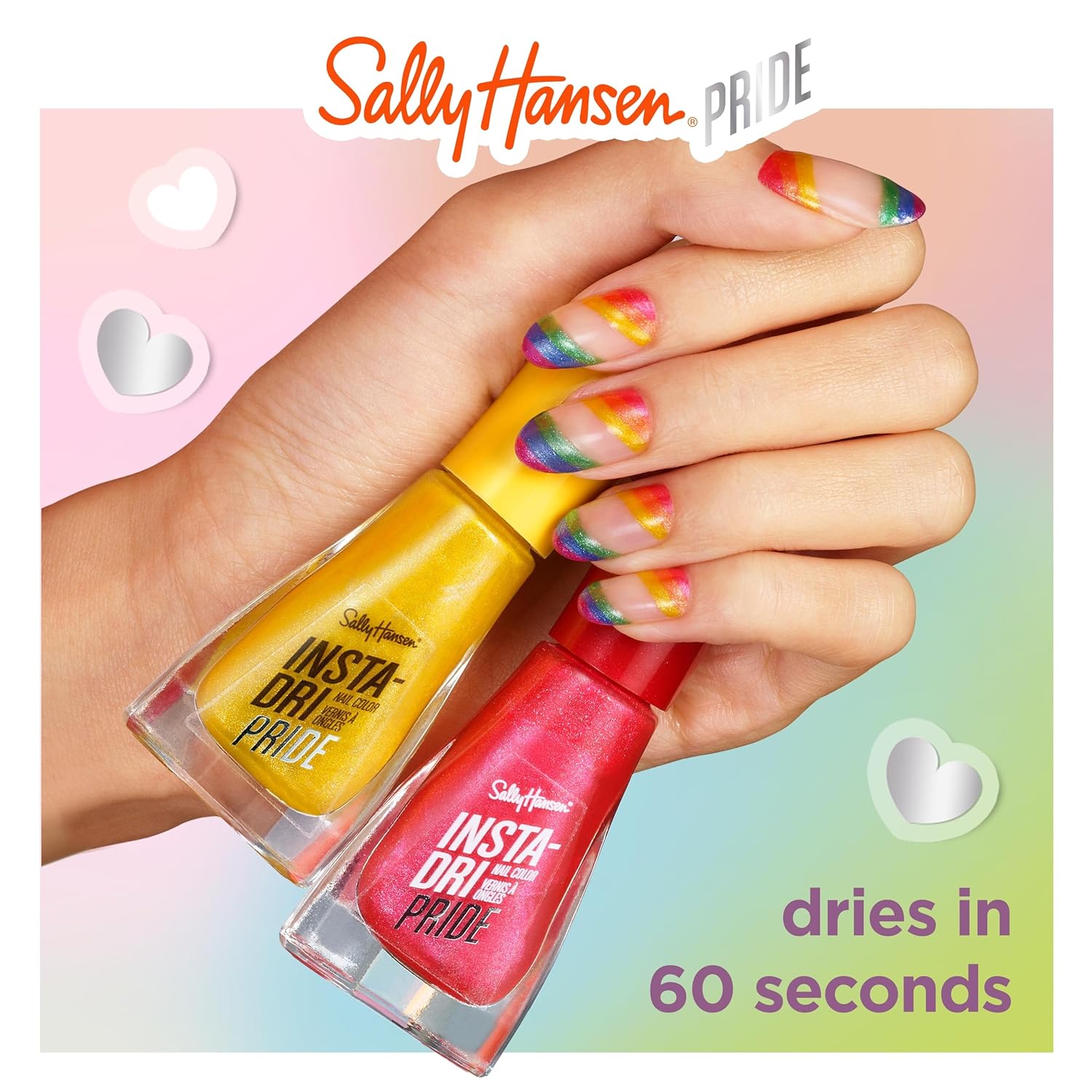 Sally Hansen Insta-Dri Pride - A Thing Called Love??, 0.3oz : Beauty & Personal Care