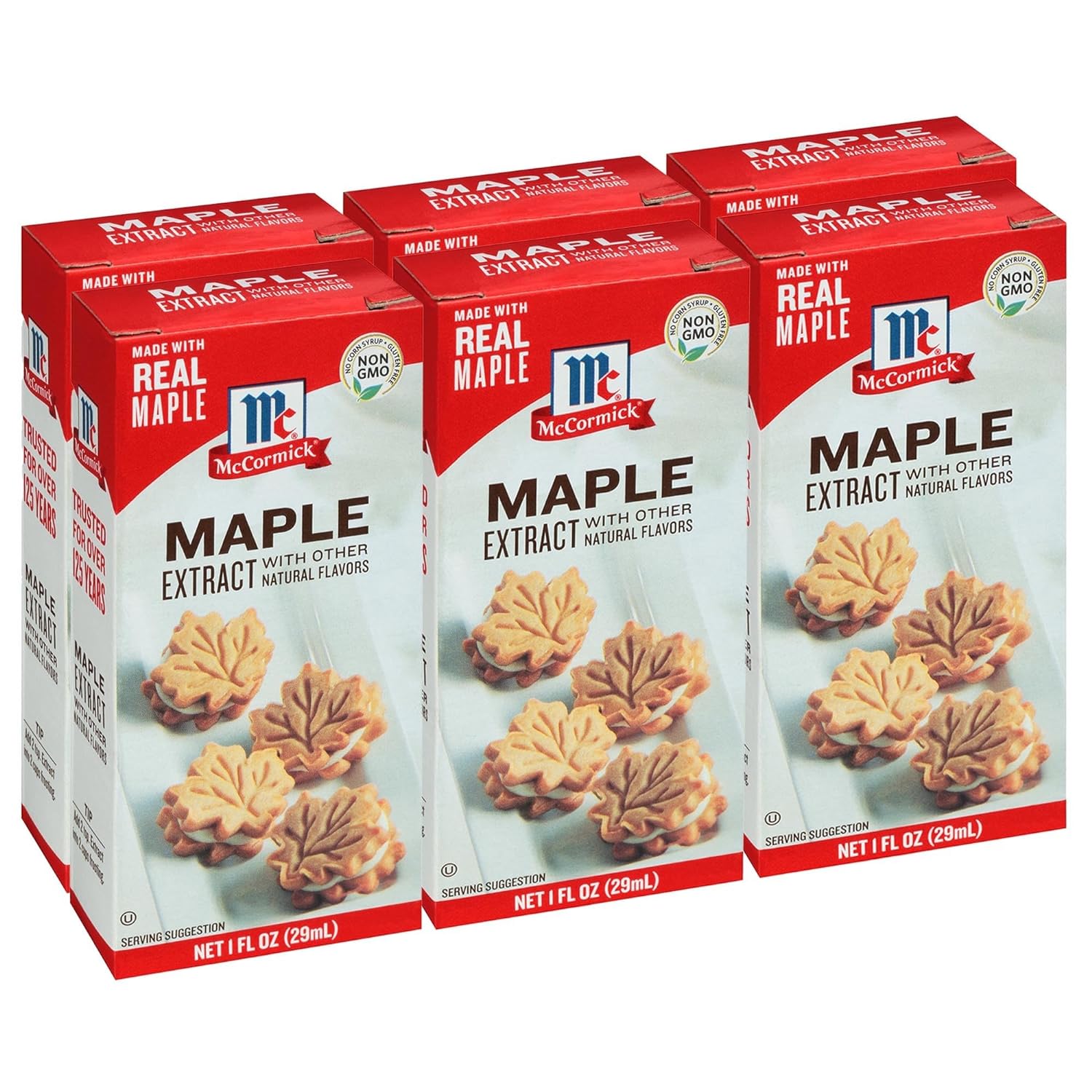 McCormick Maple Extract With Other Natural Flavors, 1 fl oz (Pack of 6)