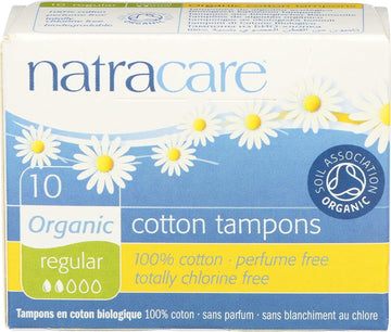 Natracare Tampons Regular 10CT- 8 Pack (80 Total)