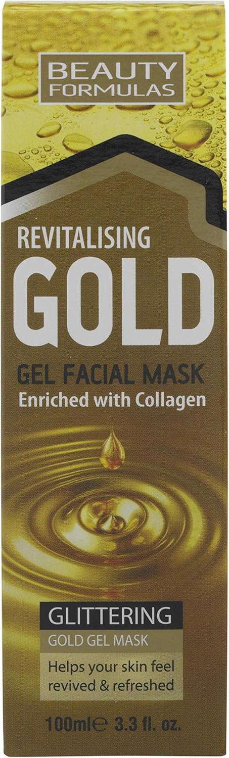 Beauty Formulas Revitalising Gold Gel Facial Mask