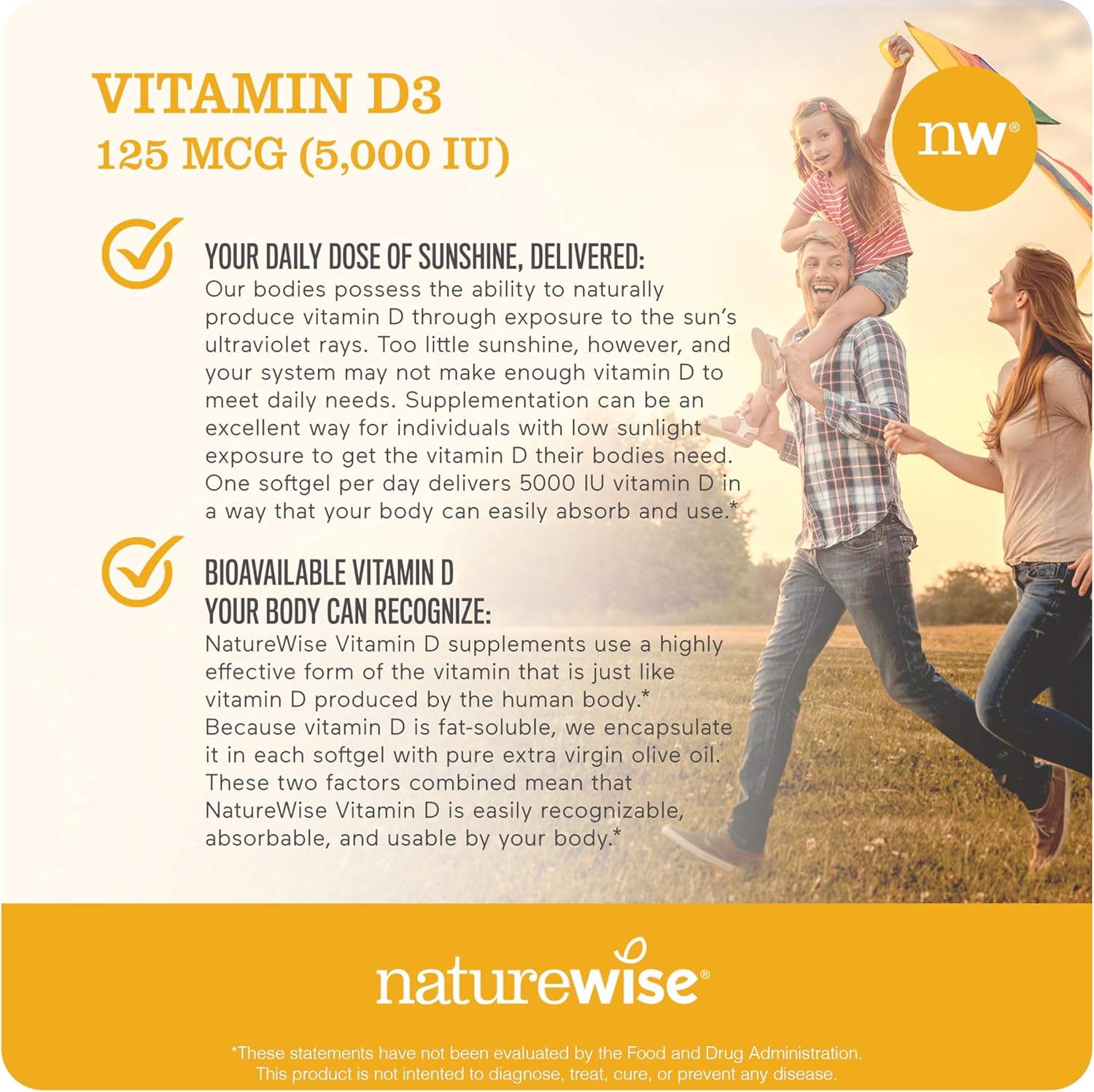 Naturewise Vitamin B12 1,000 Mcg 150 Softgels & Vitamin D3 5000Iu 360 Mini Softgels For Energy, Mental Clarity, Bone & Muscle Support
