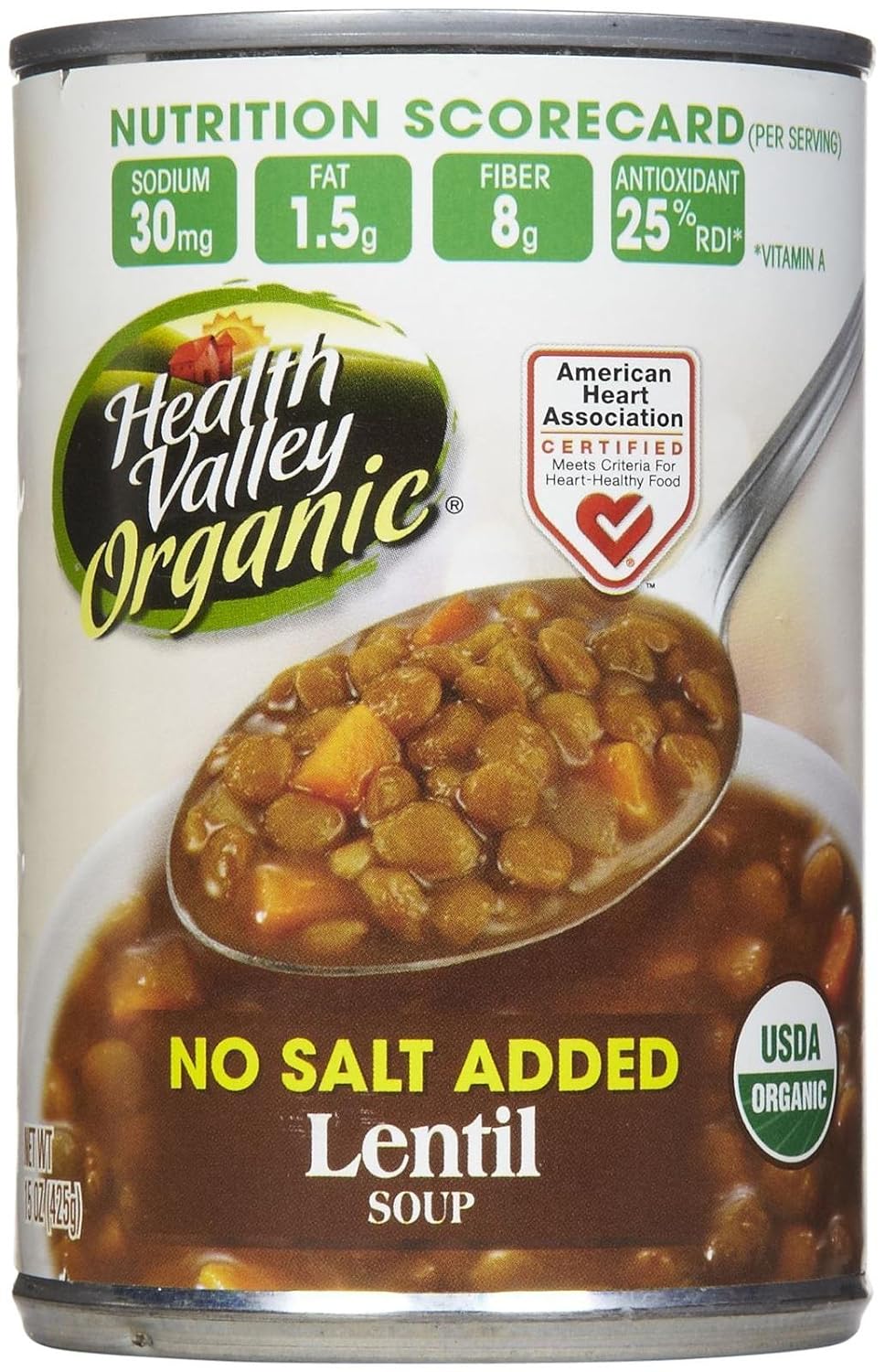 Health Valley Soup Chicken Rice No Salt, 15 Oz : Grocery & Gourmet Food