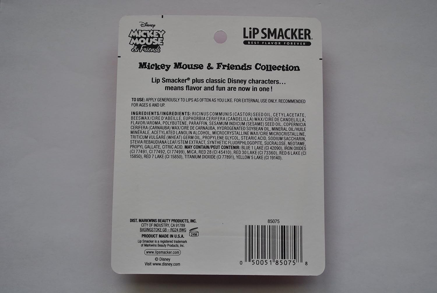 Lip Smacker Disney Mickey Mouse & Friends Lip Balm Set : Beauty & Personal Care