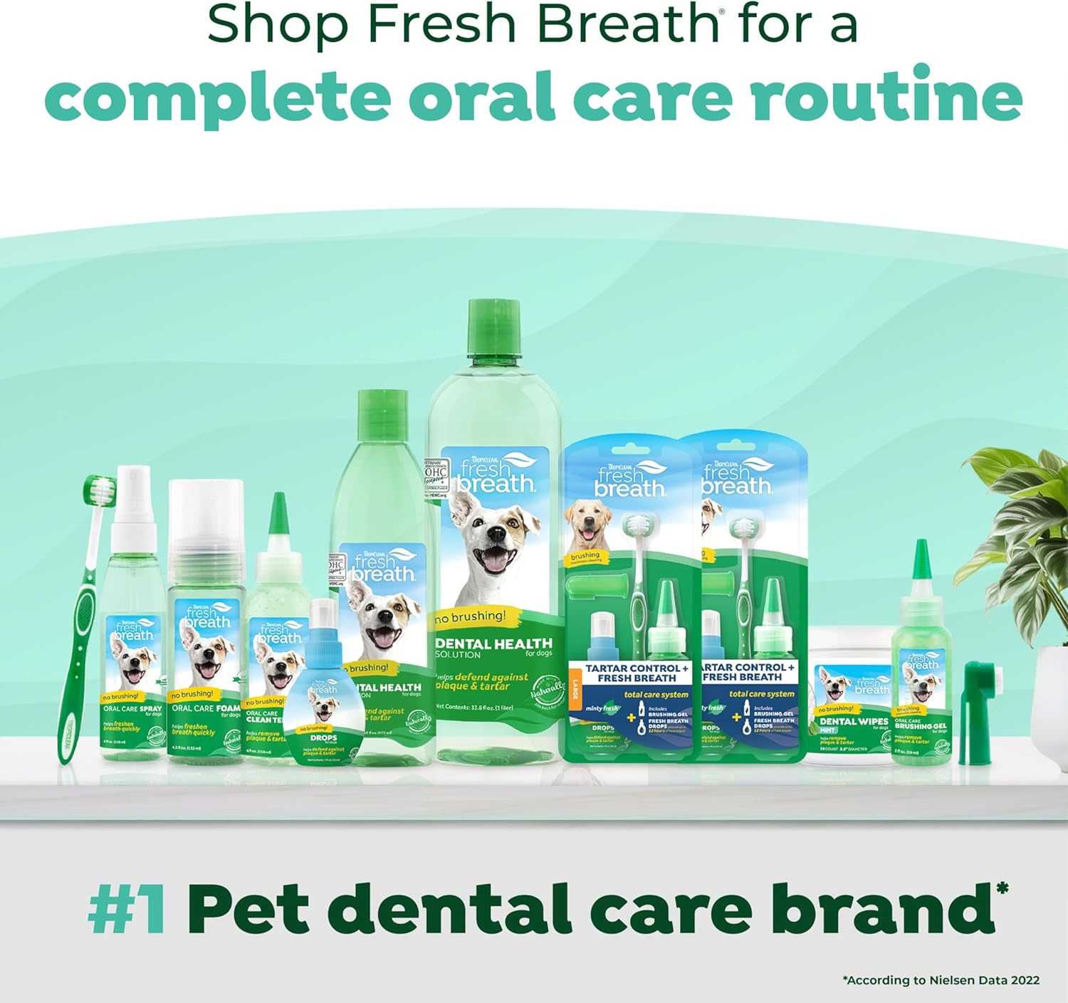 TropiClean Fresh Breath Cat Teeth Cleaning – Cat Dental Care for Bad Breath - Breath Freshener - Water Additive Mouthwash – Helps Remove Plaque Off Cats Teeth, For Cats, 473ml :Pet Supplies