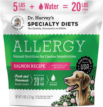 Dr. Harvey'S Specialty Diet Allergy Salmon Recipe, Human Grade Dog Food For Dogs With Sensitivities And Allergies (5 Pounds)