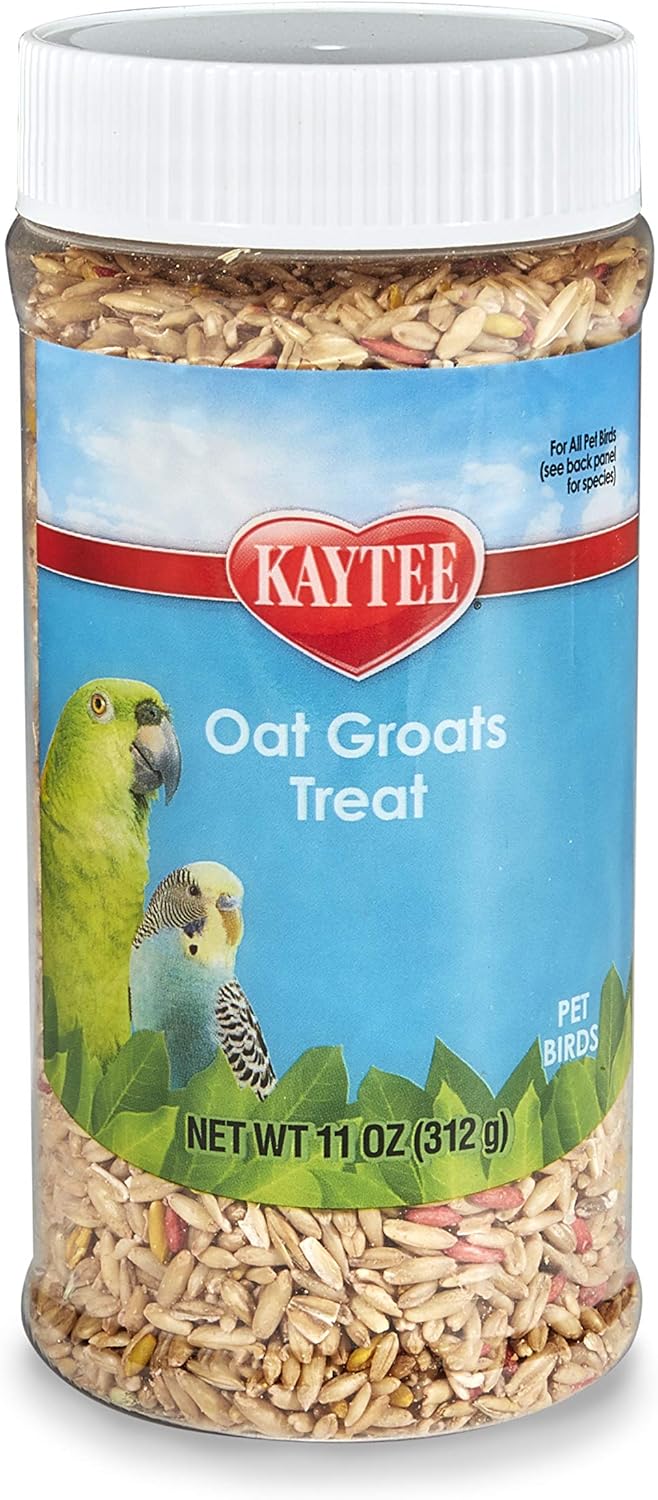 Kaytee Oat Groats Treat Jar- All Pet Birds 11 Oz