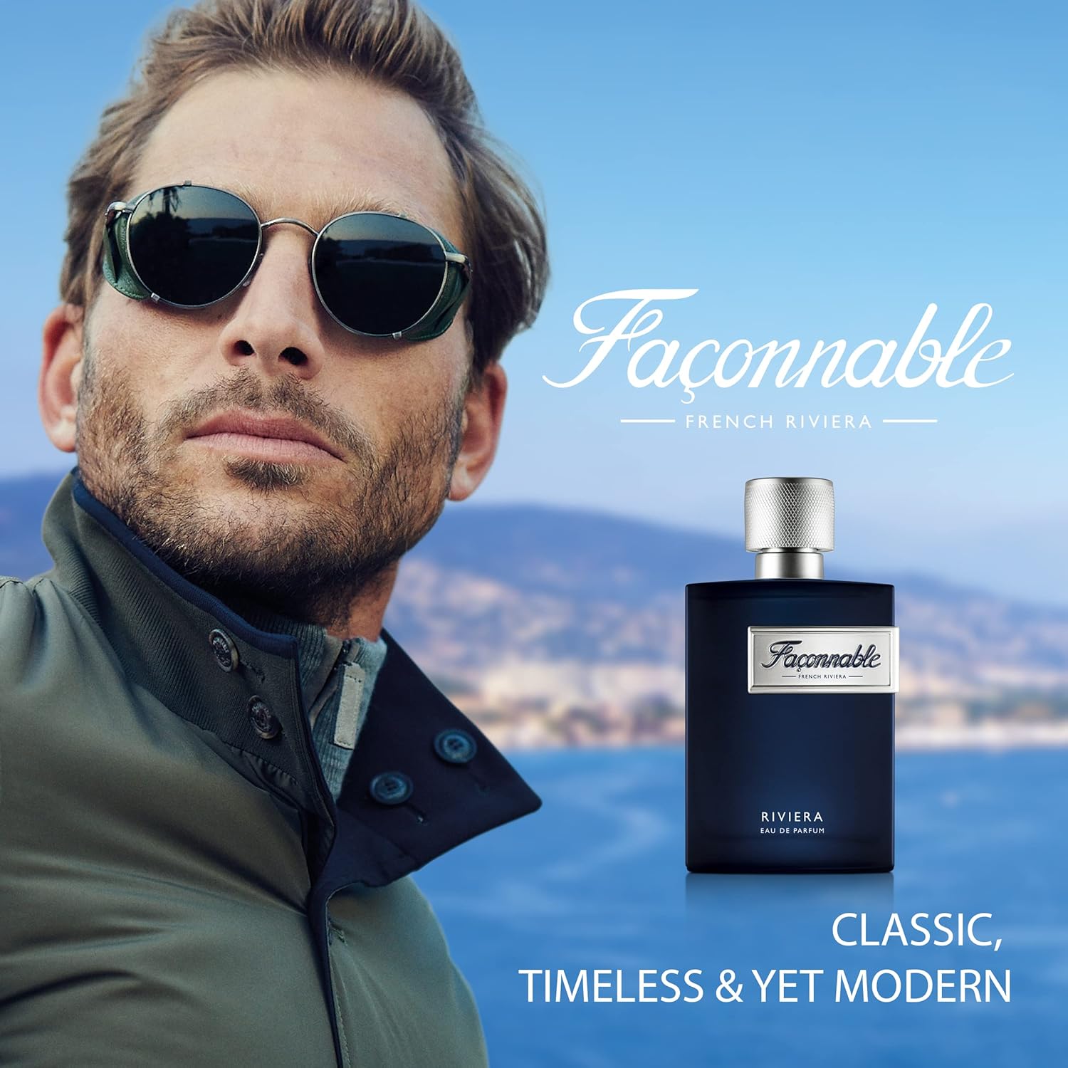 Façonnable - Riviera 90Ml (3 Fl Oz) - Eau De Parfum For Men - Woody & Aromatic Scents : Beauty & Personal Care