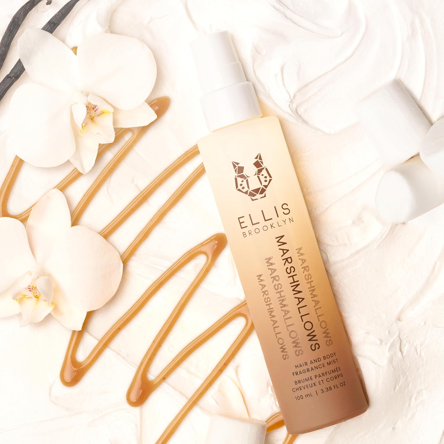 Ellis Brooklyn Sun Hair And Body Fragrance Mist - Rich Floral Perfume With Italian Mandarin, Orange Flower Water, & Cedarwood, Vegan Perfume Mist, Made In The Usa, 100Ml 3.38 Fl Oz : Beauty & Personal Care