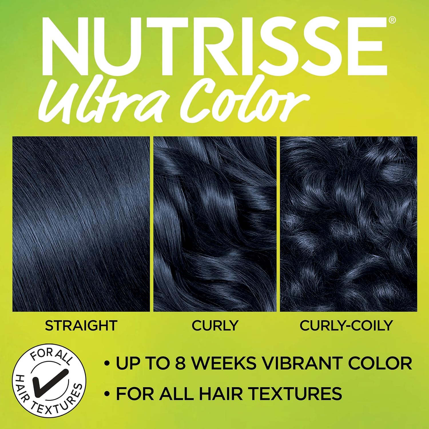 Garnier Hair Color Nutrisse Ultra Color Nourishing Creme, IN1 Dark Intense Indigo (Midnight Iris) Blue Permanent Hair Dye, 1 Count (Packaging May Vary) : Beauty & Personal Care