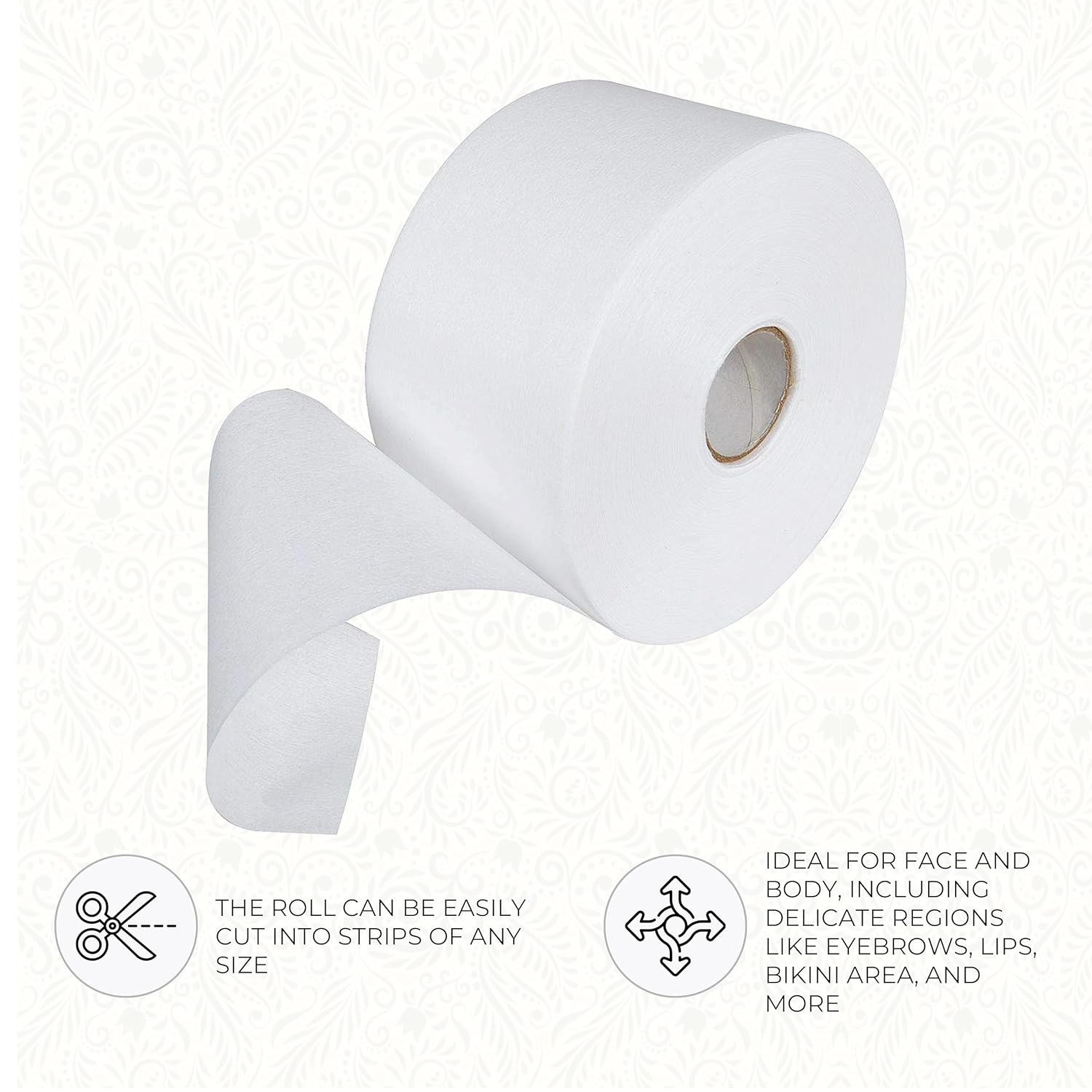 Forpro Non-Woven Epilating Roll For Body And Facial Hair Removal, Tear-Resistant, Lint-Free, 3” X 55 Yards, White : Hair Waxing Strips : Beauty & Personal Care