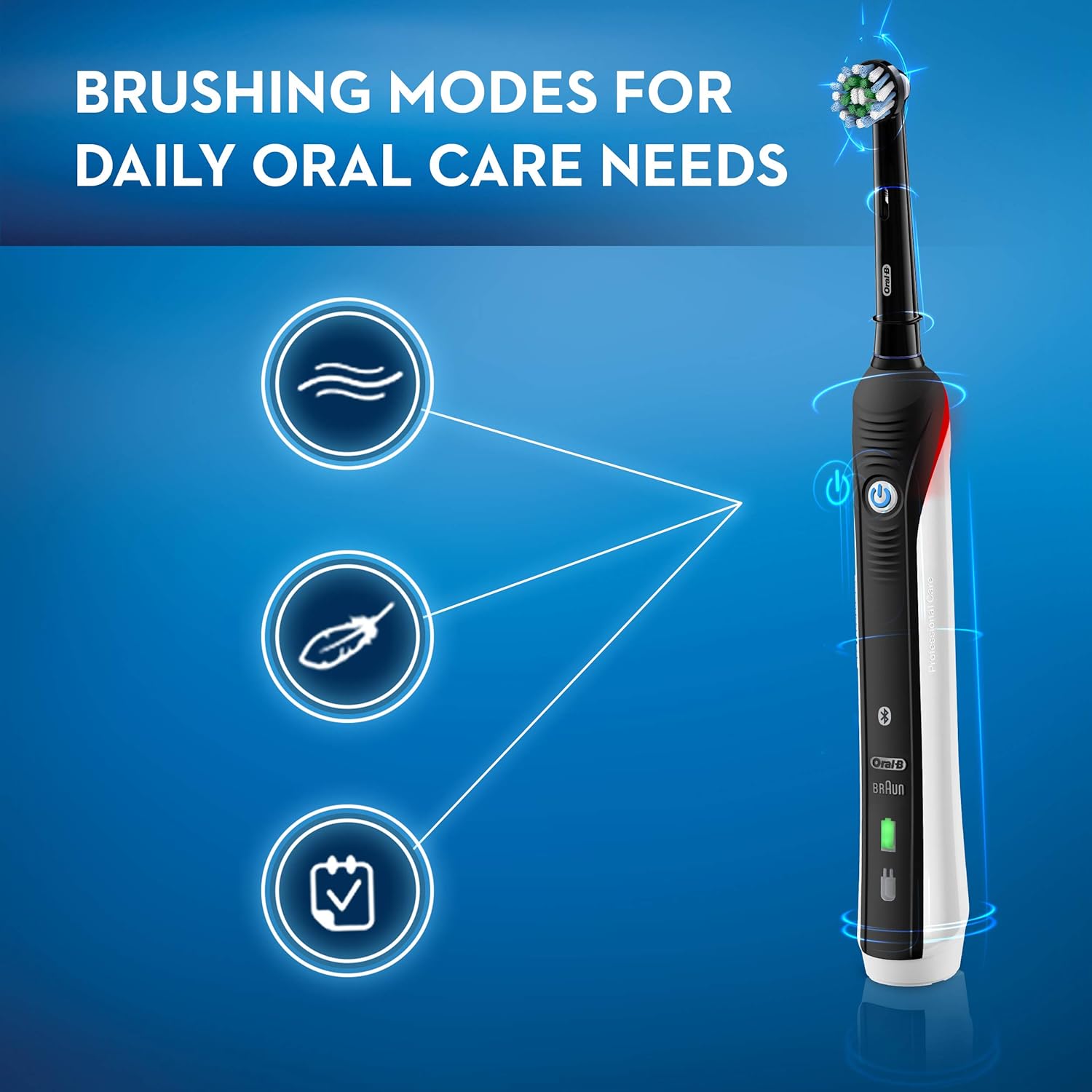 Oral-B Pro 3000 3D White Electric Toothbrush : Health & Household