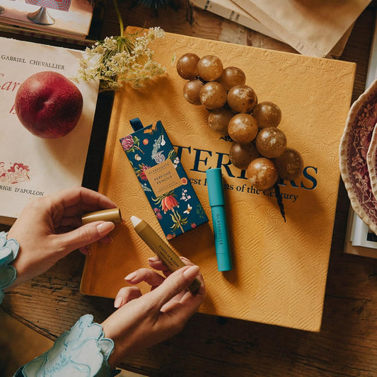 Glasshouse Fragrances Kyoto In Bloom & Midnight In Milan Perfume Pencils, Intense & Long Lasting Perfume, Assorted Fragrances, 2 X 0.09 Oz. (2.5G)