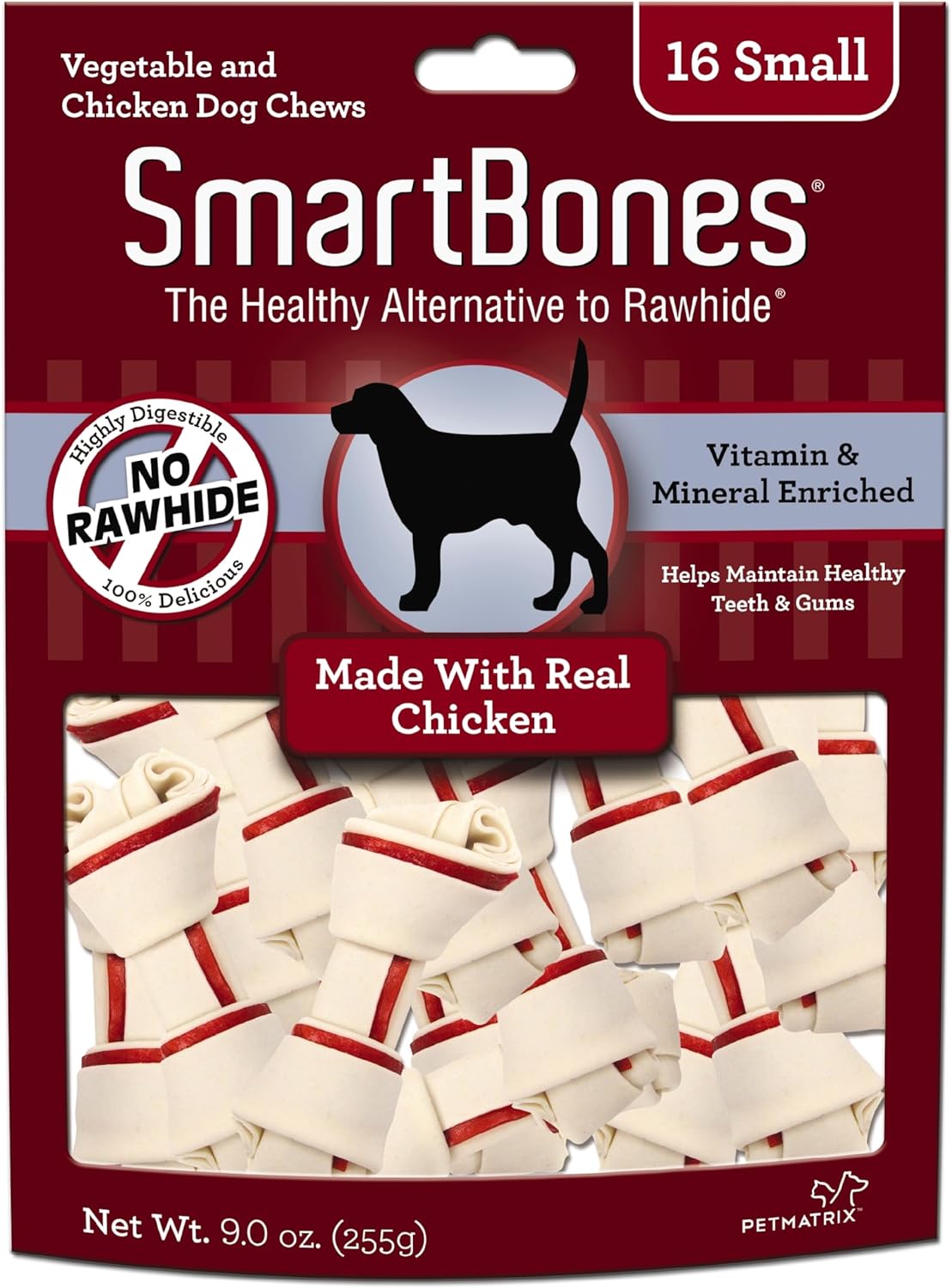 Smartbones Chicken Dog Chew, Mini, 16 Pieces/Pack