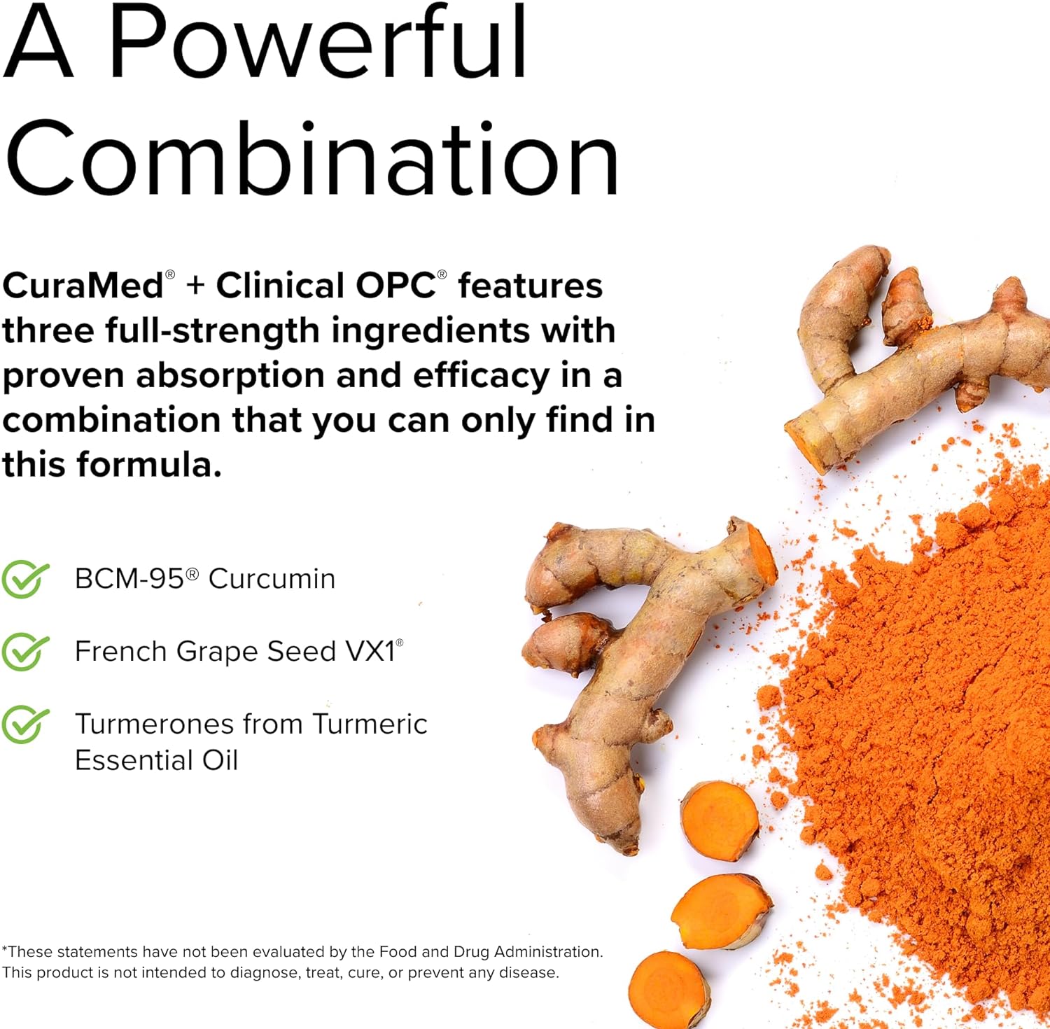 Terry Naturally CuraMed + Clinical OPC - 60 Softgels - with BCM-95 Curcumin & French Grape Seed Extract VX1 - Non-GMO, Gluten Free - 30 Servings