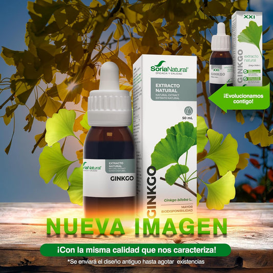 Soria Natural Ginkgo Biloba Natural Extract 50Ml